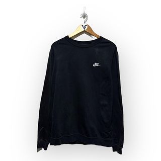Nike Club Fleece Black Sweater (2)