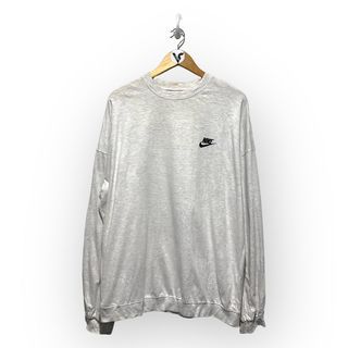 Nike Club Fleece Gray Sweater (Off)