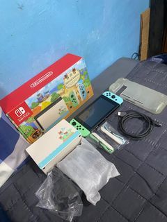 Nintendo Switch V2 with 55 Digital Games (Animal Crossing Edition)