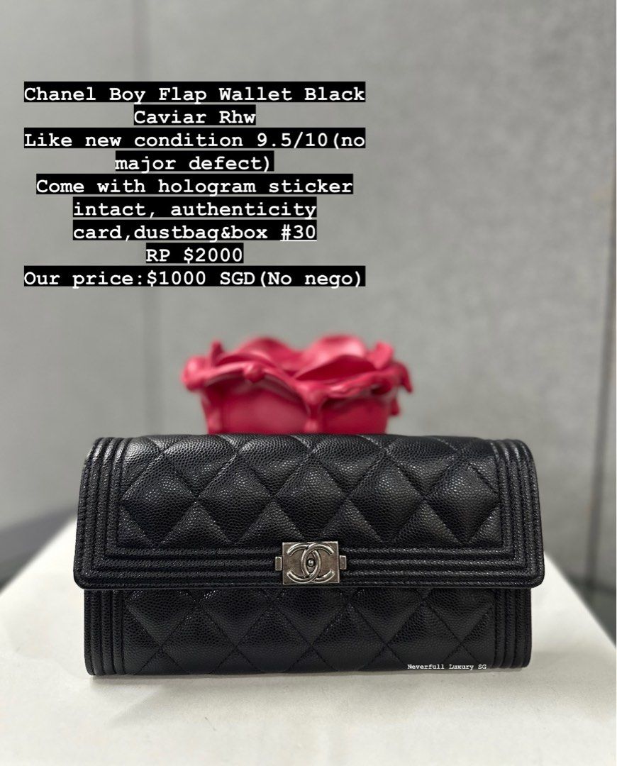 Boy chanel long flap wallet price clearance