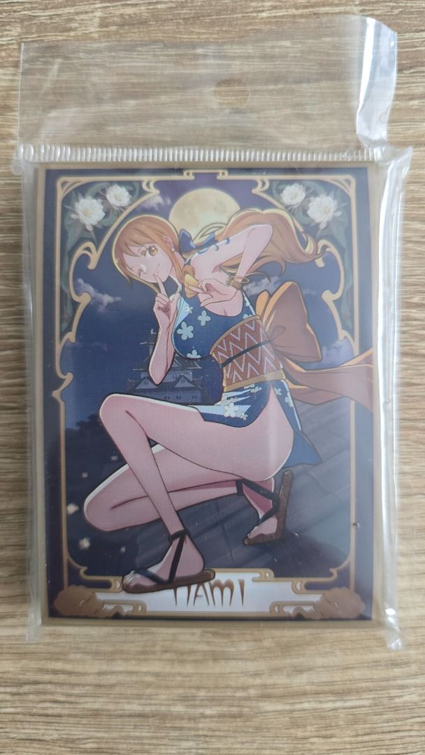 nami card sleeves One Piece Trading Card Game Assortment 4 Nami Card Sleeves [70 Sleeves] :  Amazon.sg: Toys
