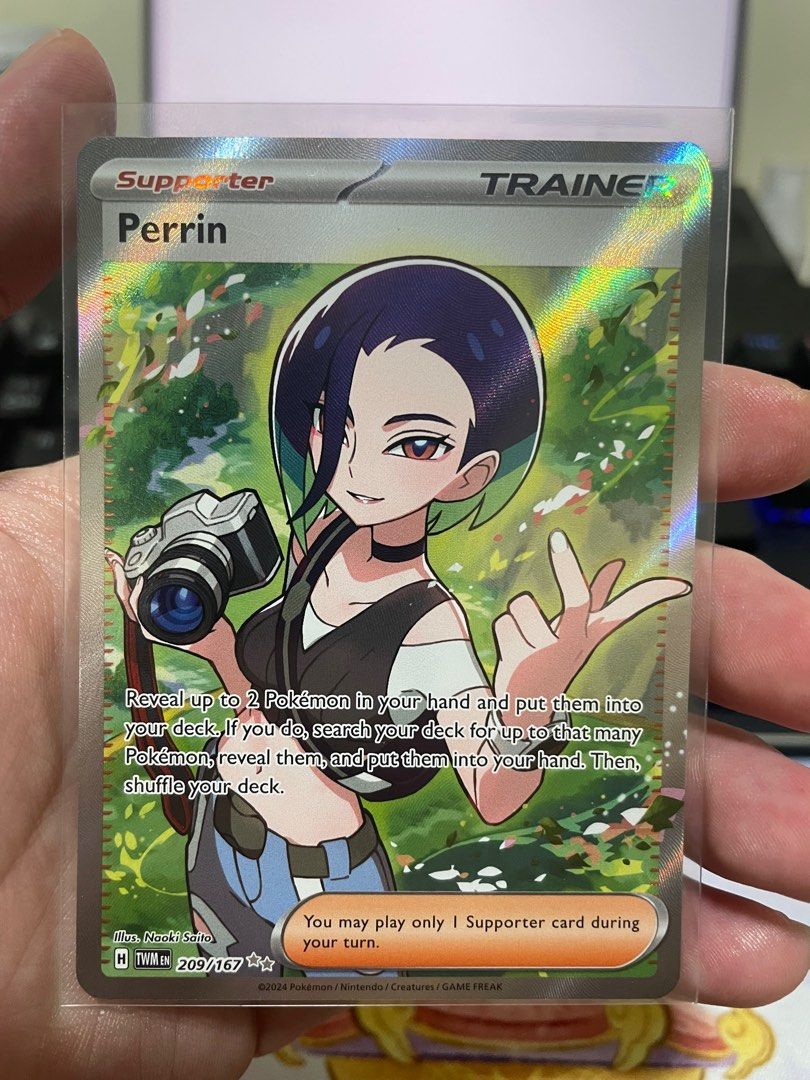 perrin pokemon card full art FA (209/167) favorite character Perrin 209/167 Full Art Rare