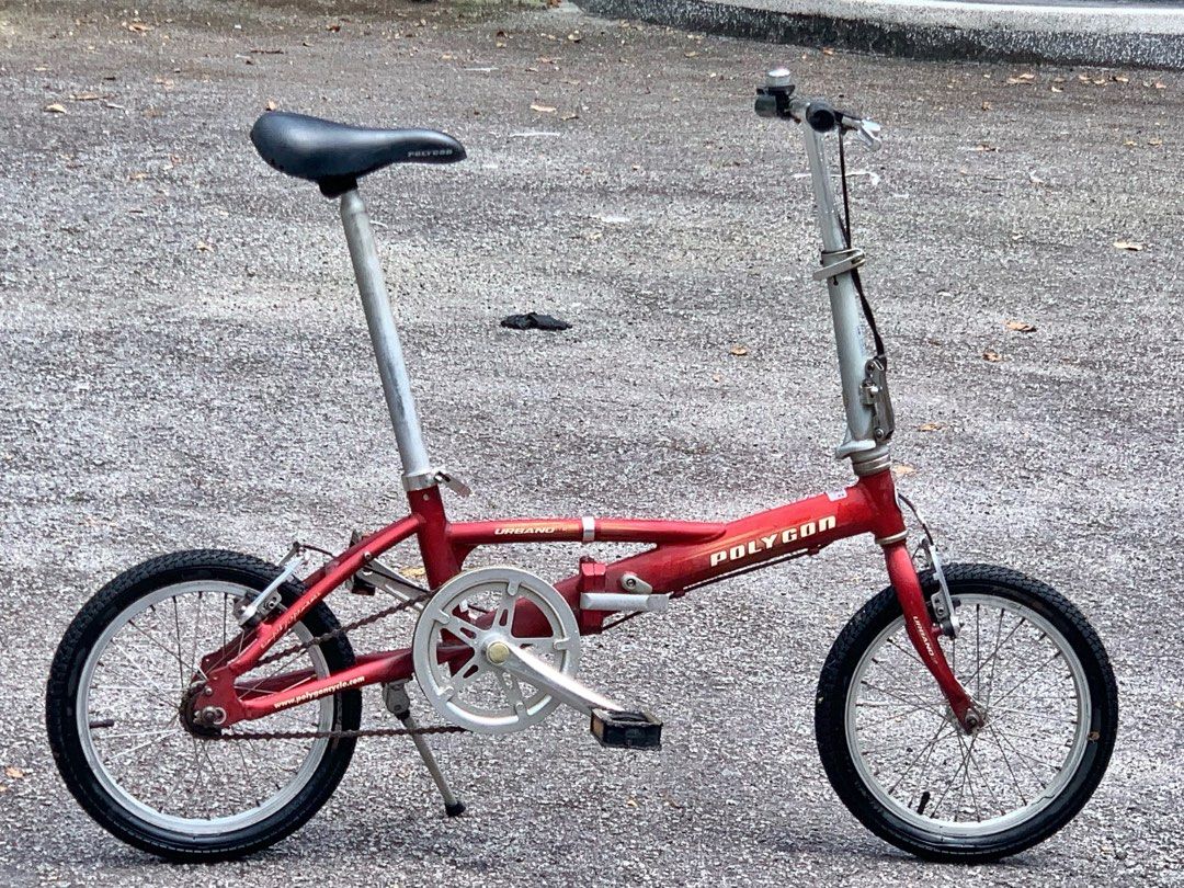 Polygon Urbano 1.0 Single Speed Folding Bike Sports Equipment Bicycles Parts Bicycles on Carousell