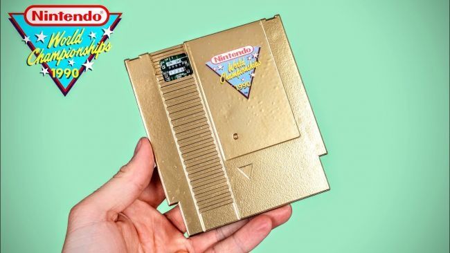 Nes Game Cartridge Nintendo Championship 1990 Gold Nes Edition