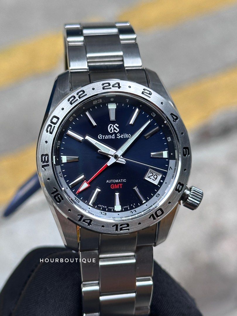 Pre Owned Grand Seiko FieldWatch GMT Blue Dial Mens Automatic SBGM245