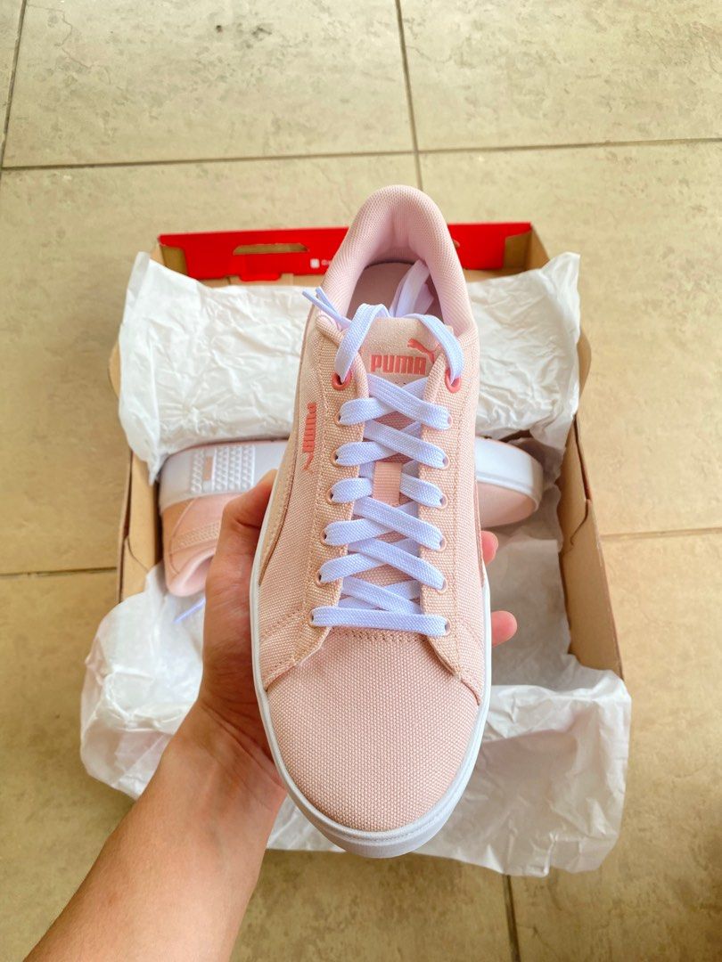 Puma Smash Platform v2 Canvas Women s Fashion Footwear Sneakers on Carousell