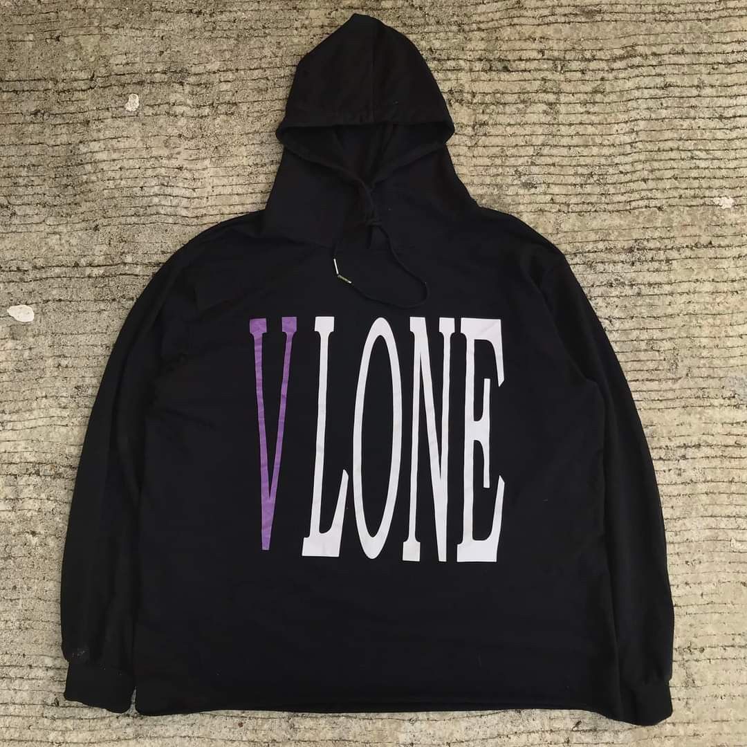 Purple Vlone hoodie off no cut tag Men s Fashion Coats Jackets and Outerwear on Carousell