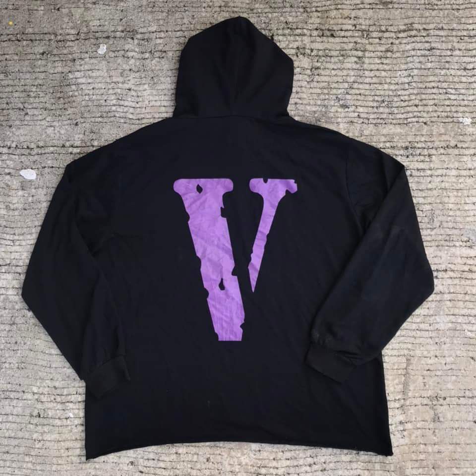 Purple Vlone hoodie off no cut tag