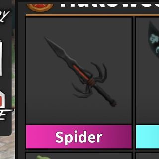 Roblox Murder Mystery 2 Mm2 Godly Knife Spider Halloween Weapon