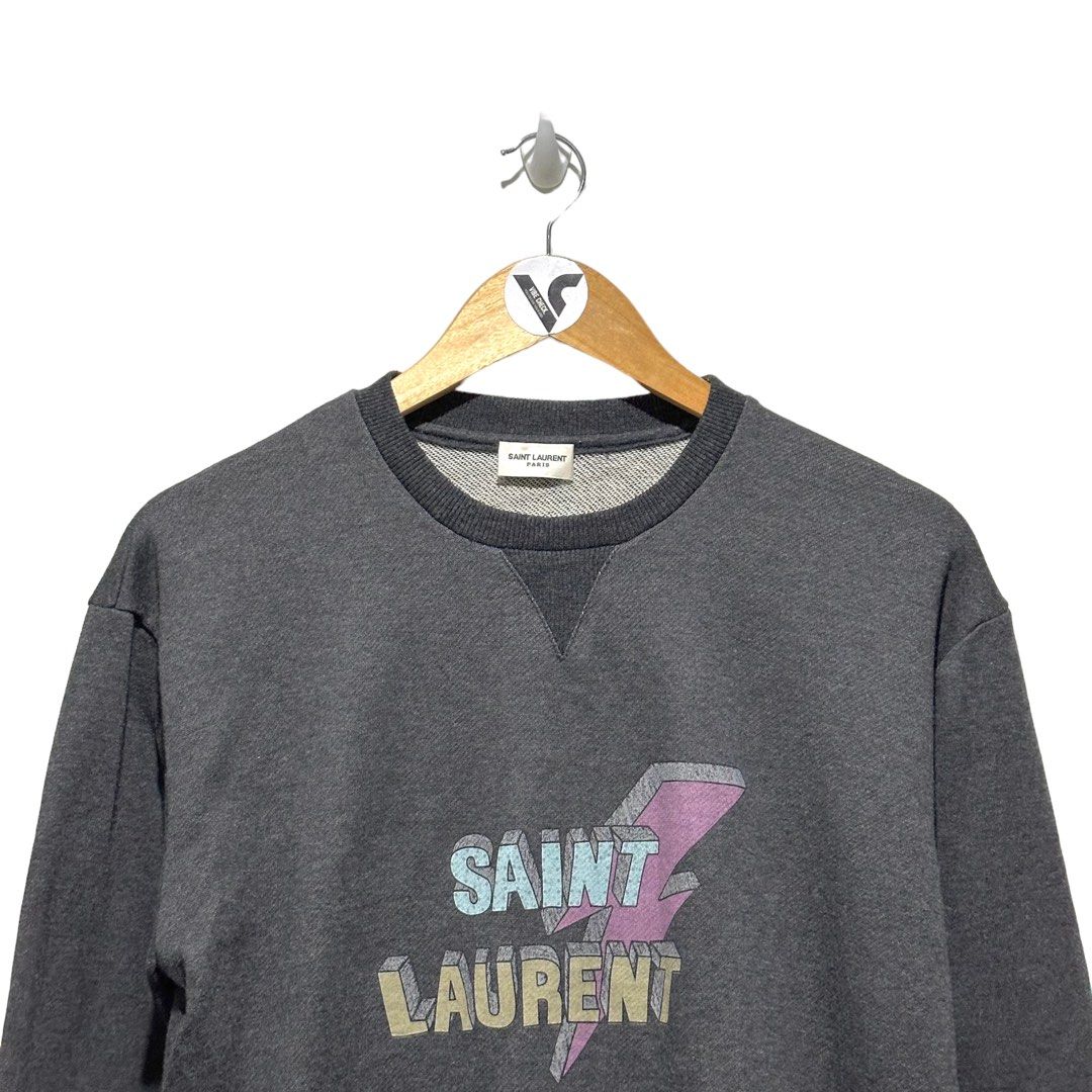 Saint laurent lightning bolt hoodie shop