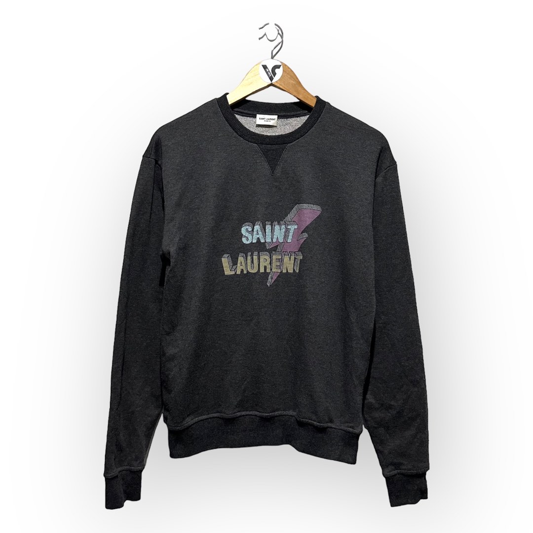 Saint laurent lightning bolt sweater best sale