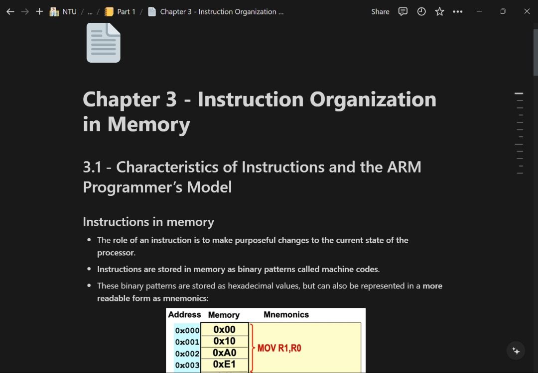 [SC1006] Computer Organization & Architecture Notes for all Chapters ...