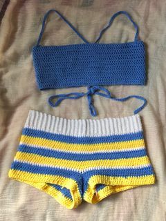 handmade crochet set