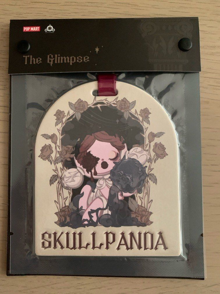 Skull panda the glimpse decorative card, Hobbies & Toys