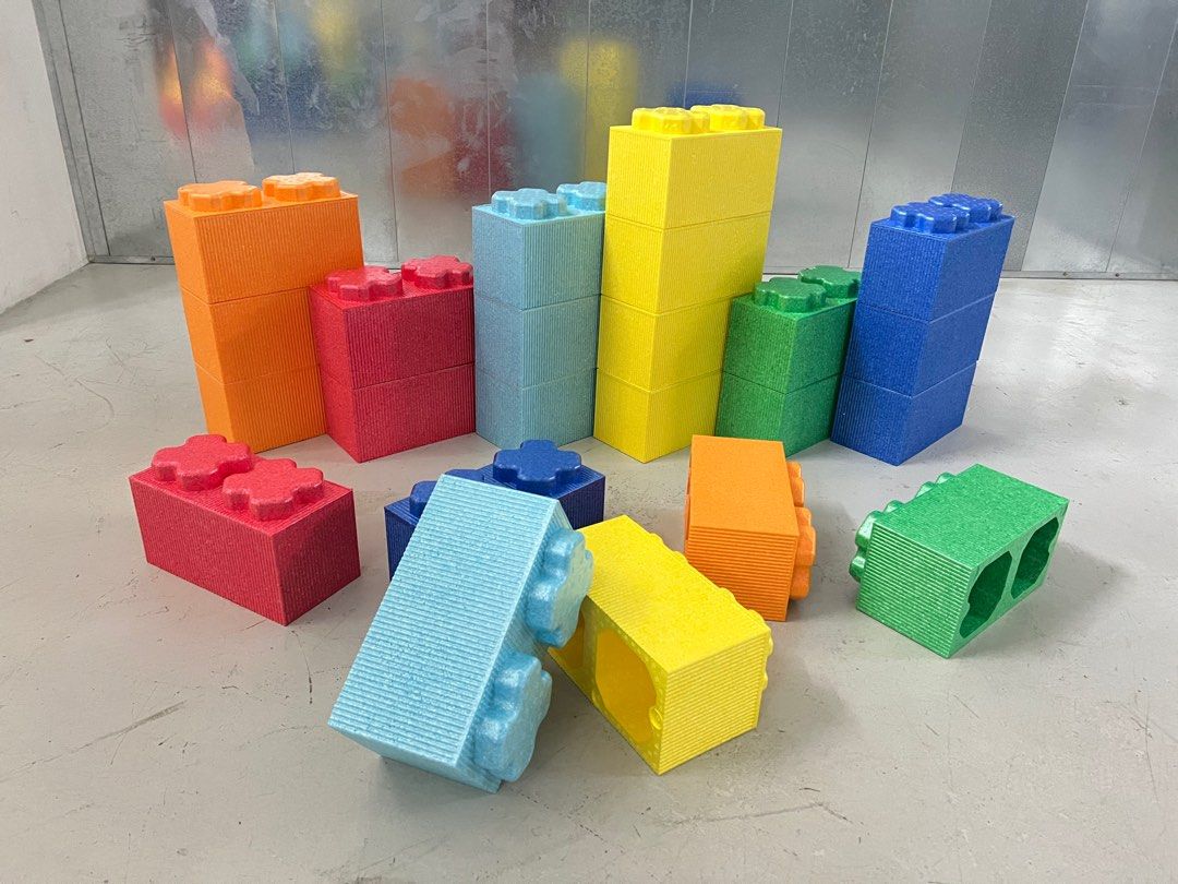 Foam lego bricks cheap