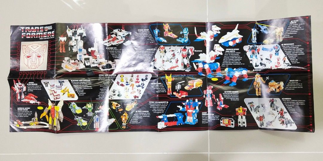 Takara Vintage Transformers G1 1986 Catalog Booklet pls read