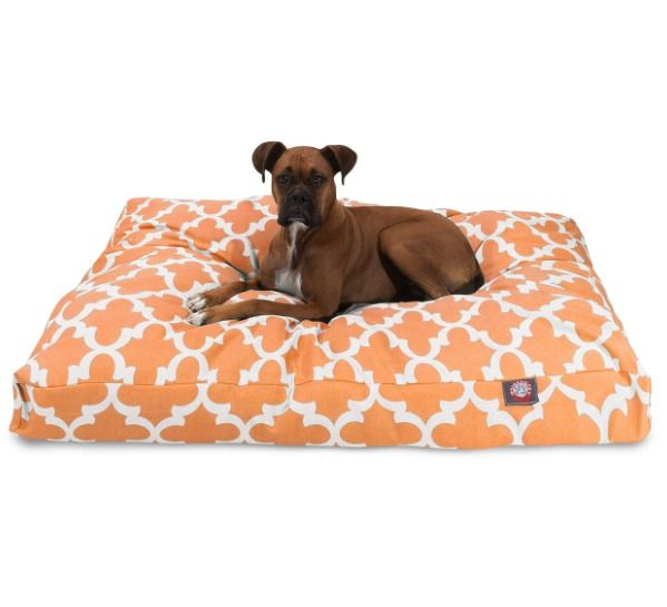 TP Peach Trellis Extra Large Rectangle Indoor Outdoor Pet Dog Bed With Removable Washable Cover By Majestic Pet Products Pet Supplies Homes Other Pet Accessories on Carousell