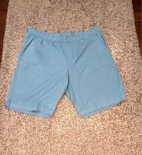 UNIQLO man light blue garter shorts medium 76-84cm waist s-1