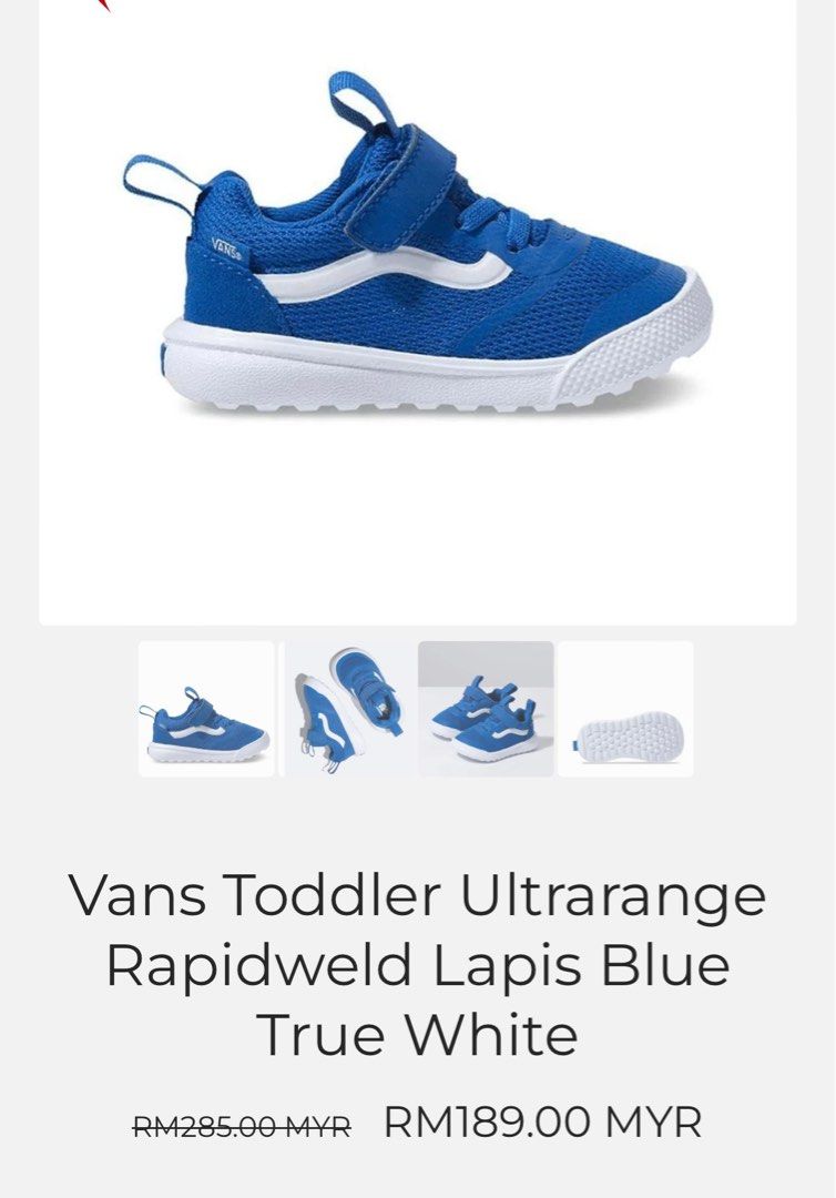 Vans Toddler UltraRange Rapidweld Lapis Blue