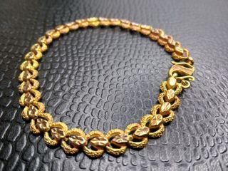 Vintage gold bracelet 916 22k
