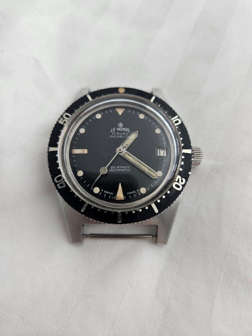 Vintage Squale Diver Le Monde