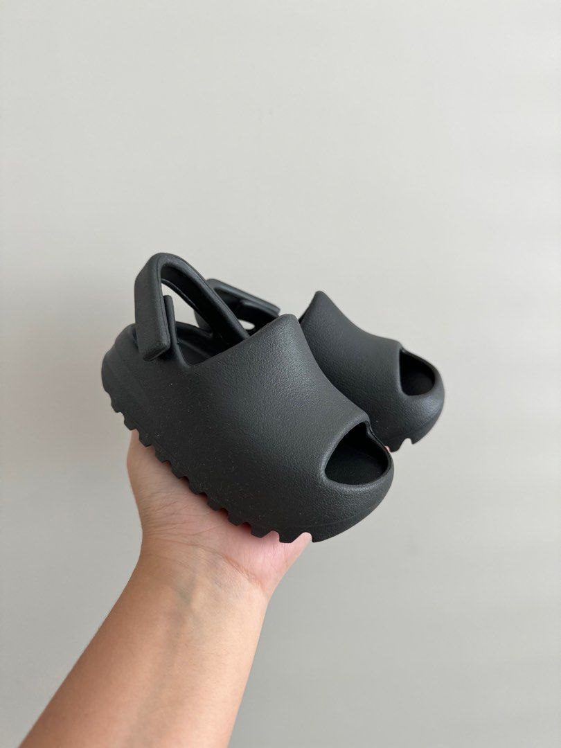 new born yeezy slides