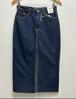 Zara Long/Maxi Demin Skirt