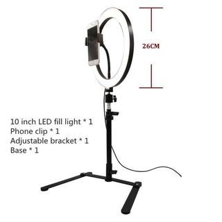 12”30CM ZK-30 Selfie LED Ring Light Photo Studio Photography Dimmable W/ Tripod