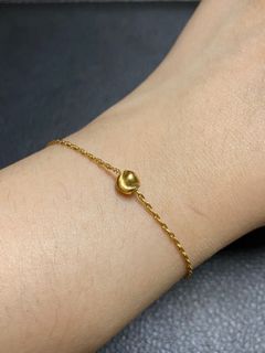 18k Gold Cat’s Eye Bracelet (6-7inches)