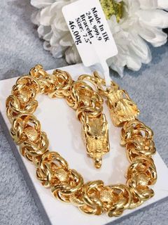 24k gold bracelet 999.9 hks