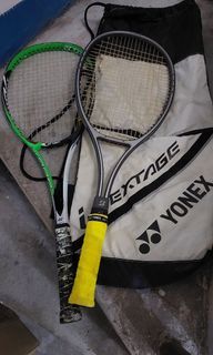 2pcs Bundle - Yonex I-Nextage INX 70S & Bridgestone B9-03 Tennis Racket- vs Wilson Dunlop Head Prince Babolat