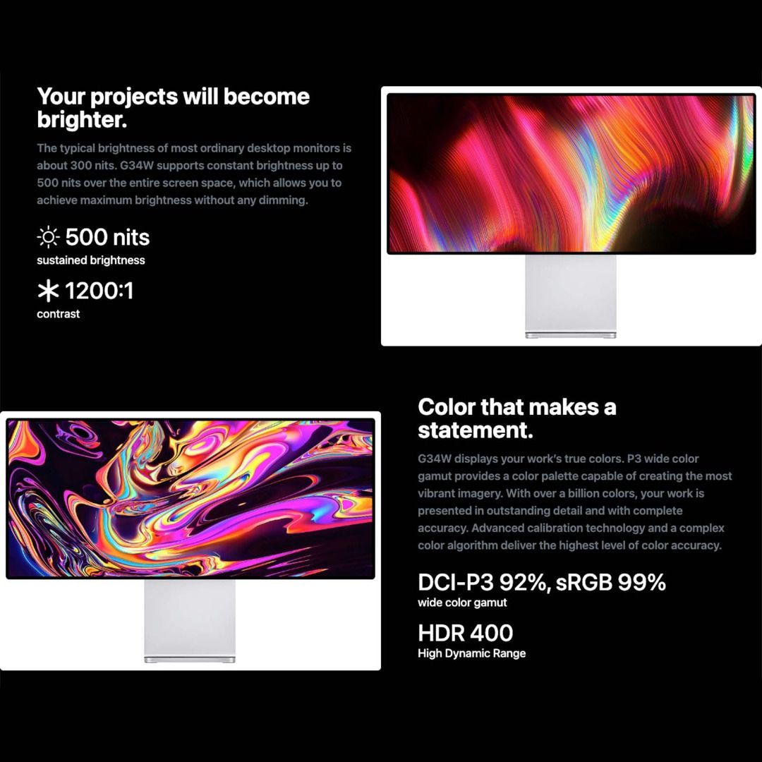 34-inch 5K Pro Display XDR (clone) for Hackintosh, PC and Macs. Best ...