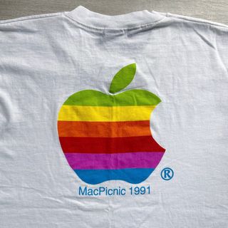 Vintage apple computer t shirts on sale