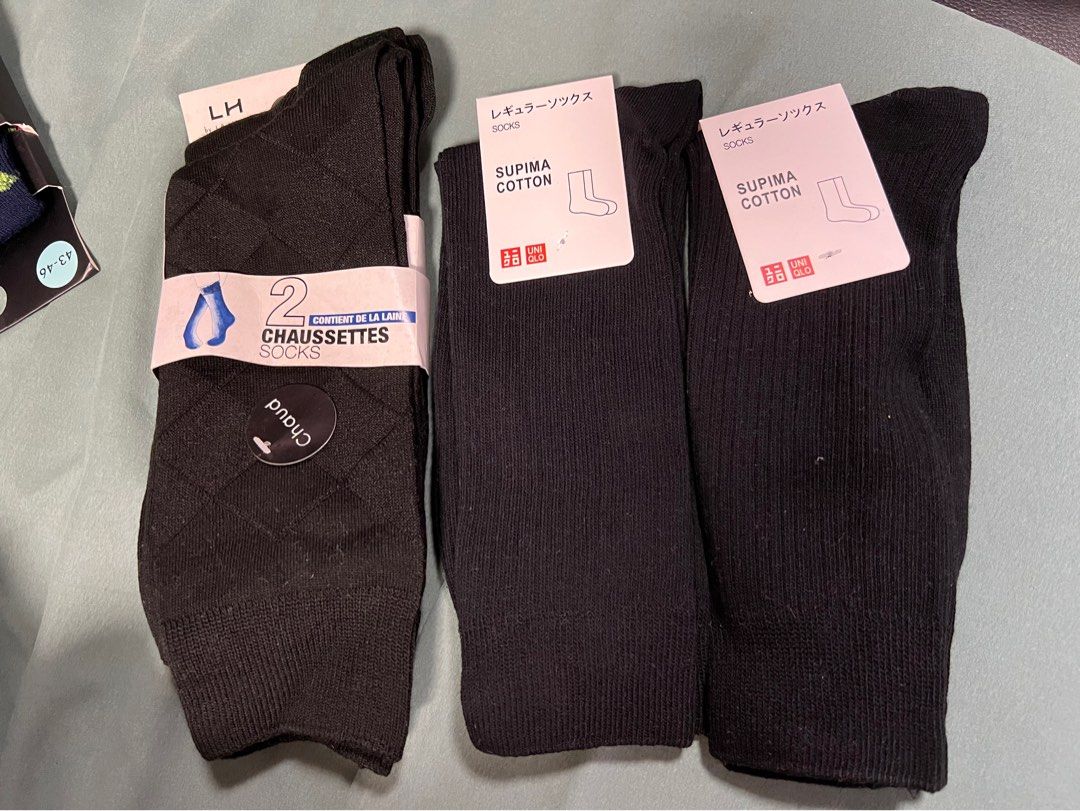 UNIQLO Supima cotton socks LA HALLE chaussettes socks Carousell
