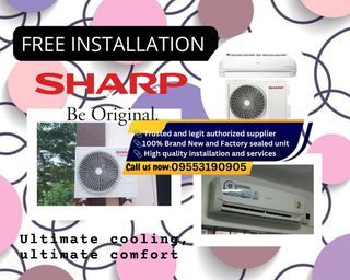 💯% Brand New and Factory sealed unit..Inverter Split Type Aircon w/ Free installation and warranty.