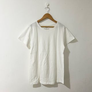 🌸 SALE 🌸 PRIMARK CARES 100% Cotton White Crew Neck Basic Shirt Top