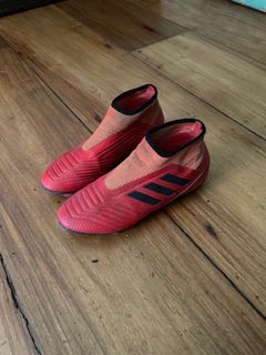 Adidas Laceless Predator Football Shoes, Size 9.5