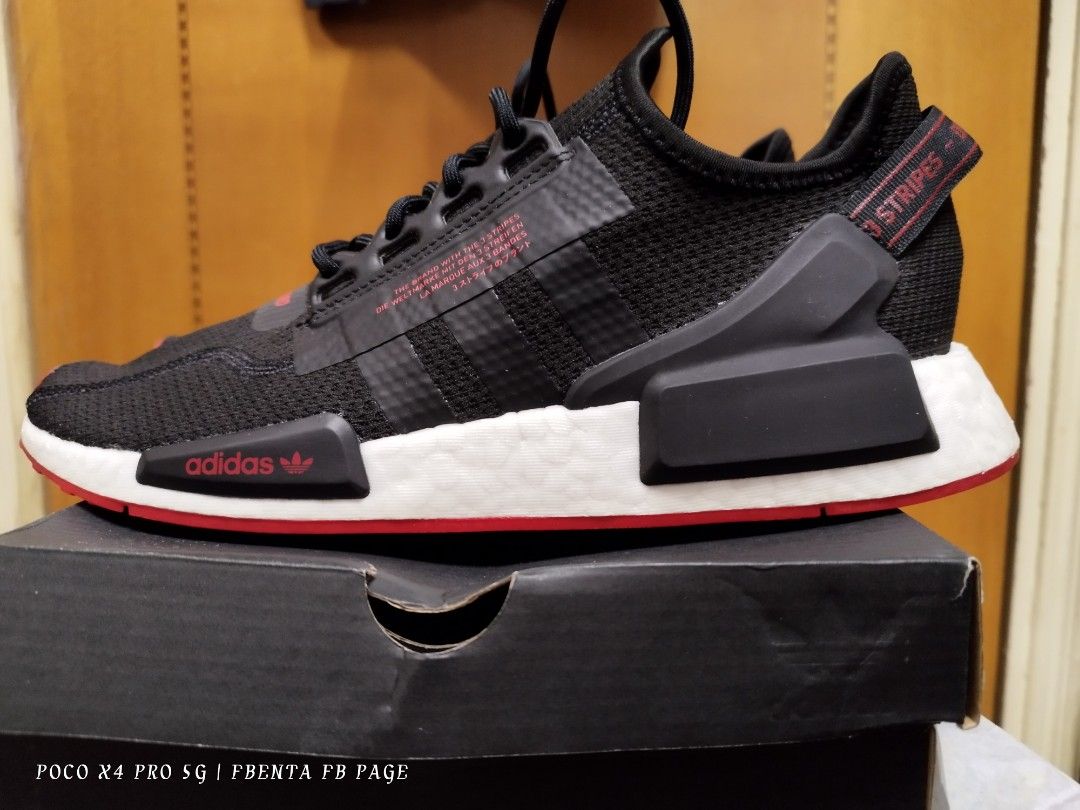 Adidas nmd runner red black cheap