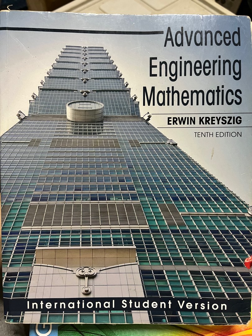 Advanced Engineering Mathematics, 10th Edition Erwin Kreyszig, Hobbies ...