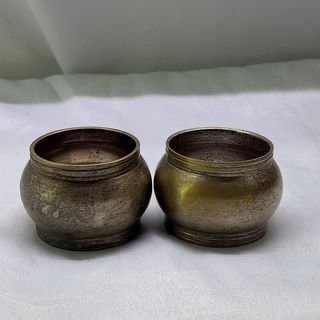 AH147 Vintage Brass Napkin ring from UK set of 2 for 120