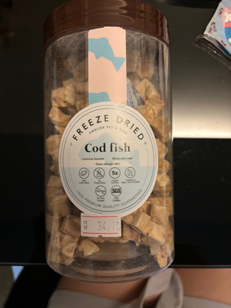 Amelisa Pet&Co (Cod Fish ) used 1/3, Pet Supplies, Pet Food on Carousell