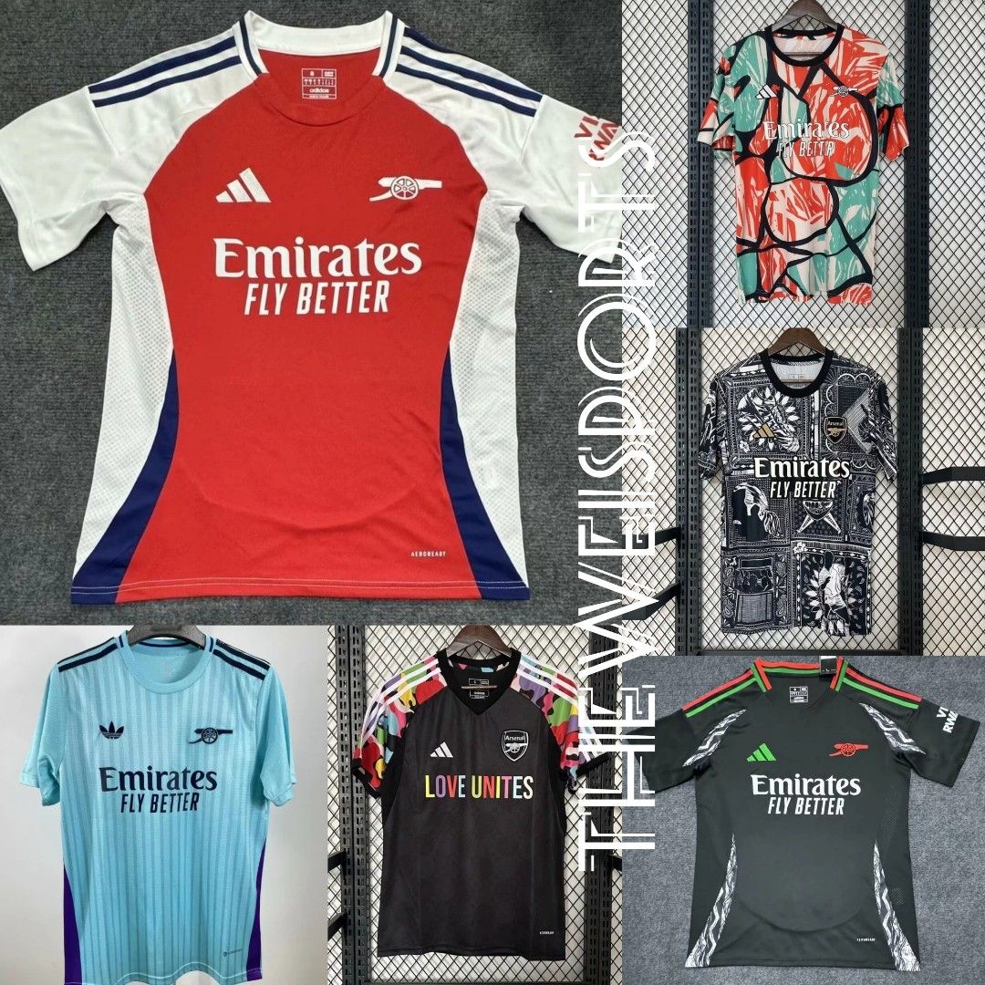 Instock Arsenal 2024/2025 Soccer Jersey Children Kids Jersey Ian Wright