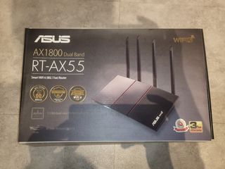 ASUS AX1800 RT-Ax55 Dual Band Smart WiFi 6 Router