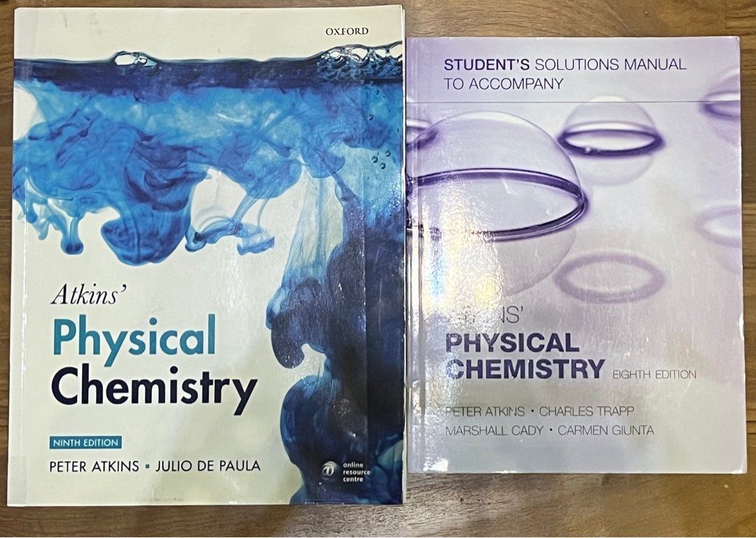 ATKINS PHYSICAL CHEMISTRY STUDENT SOLUTIONS MANUAL PDF visual data 2