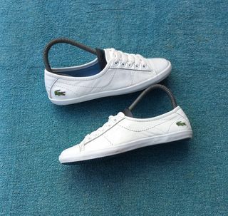 lacoste sports white sneakers