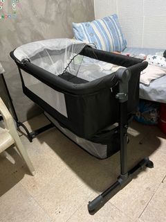 Baby Bedside Crib with cradle and mosquito net