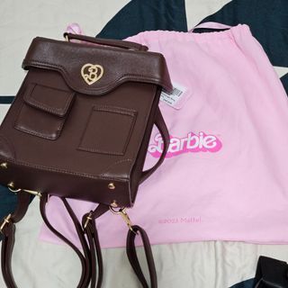 Barbie So Fancy Messenger Leather Bag (Convertible to Backpack)