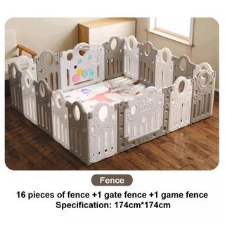 BIG PARTY PLAYFENCE 16 + 2 for Baby & Toddler