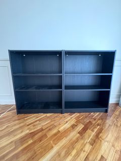 Black wood IKEA Book shelf