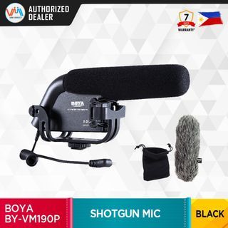 BOYA BY-VM190 Microphone with Windshield For DSLR video cameras VMI DIRECT